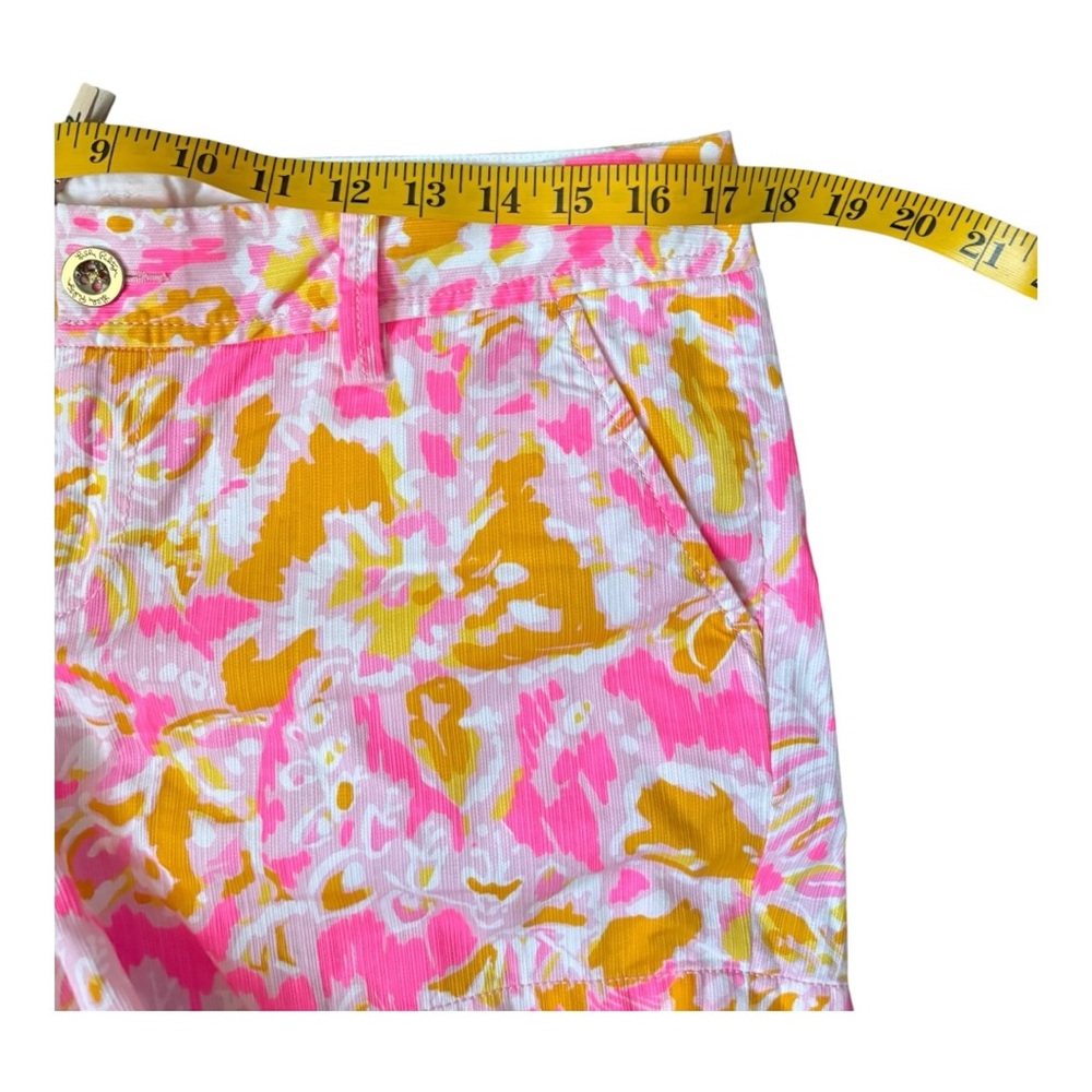 Lilly Pulitzer Callahan Shorts Size 8 Kit Royal Pink Ooh La La Print Floral - Picture 8 of 10